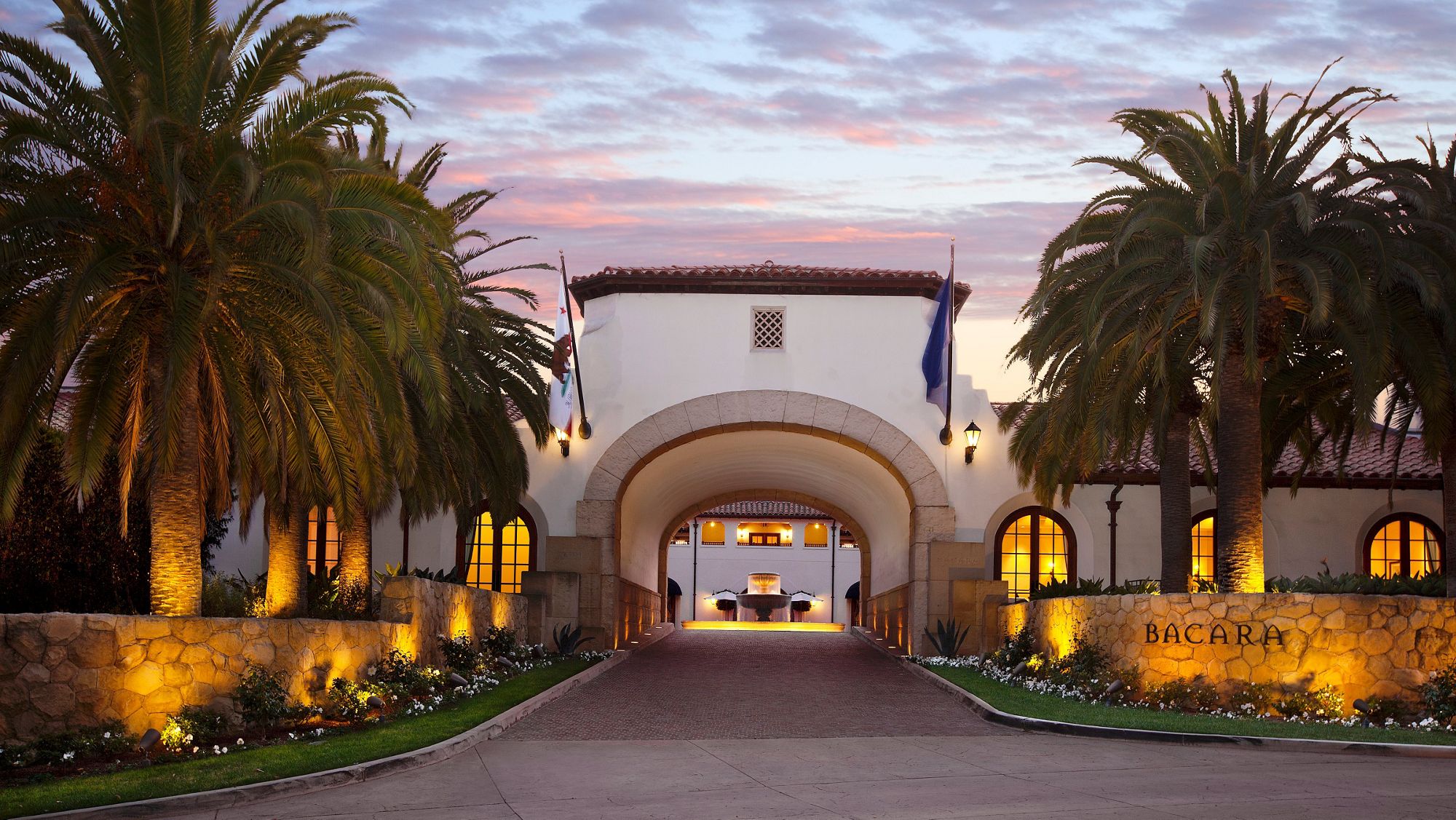 Bacara Entrance Sunset_Santa Barbara.jpg